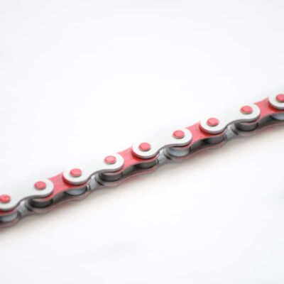 Lant KMC single Z510H BMX single 1/2x1/8 white/pink