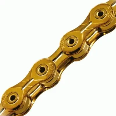 Lant KMC X10 SL 1/2x1/128 10  viteze 112L gold