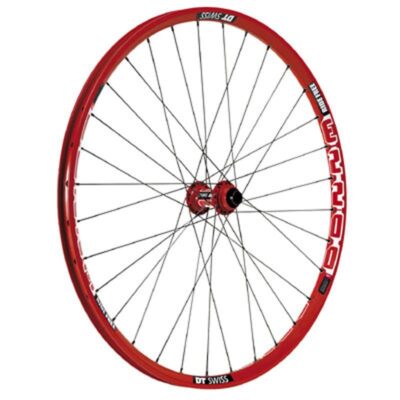 Roata fata DT E2200 559x22 32spite Shimano CL Disc rosu