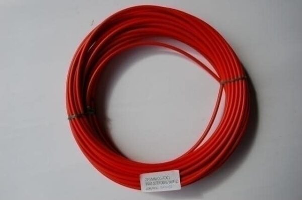 Camasa frana 2P 5 mm x 20 m/rola rosu