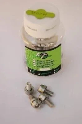 Surub cu cap imbus M6x13 20 bucati argintiu