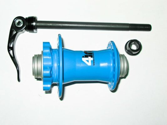 Butuc fata disc Novatec D881SB/A universal 4in1 aluminiu 36H FluoBlue 2rulm JP,ax9 transf QR-215F