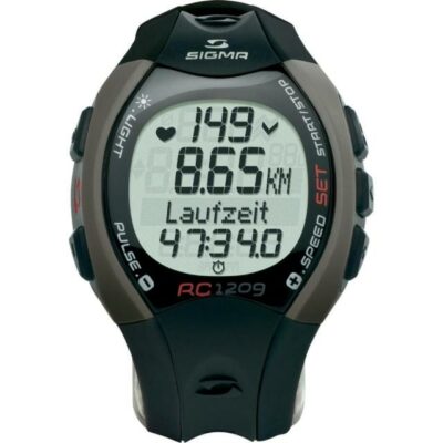 Ceas cu pulsometru Sigma RC 12.09 negru