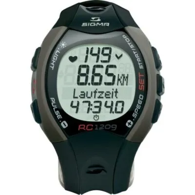 Ceas cu pulsometru Sigma RC 12.09 negru