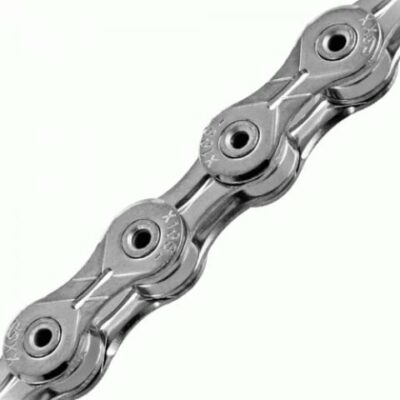 Lant KMC X10 SL 1/2x1/128 10  viteze 112L silver