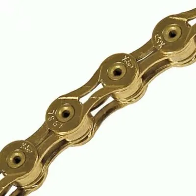 Lant KMC X9 SL 1/2x1/128 9  viteze 116L gold