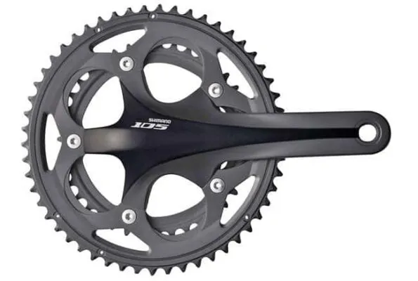 Angrenaj SHIMANO 105 172 5-53/39 10-ES HOLLOW2 negru 10 viteze