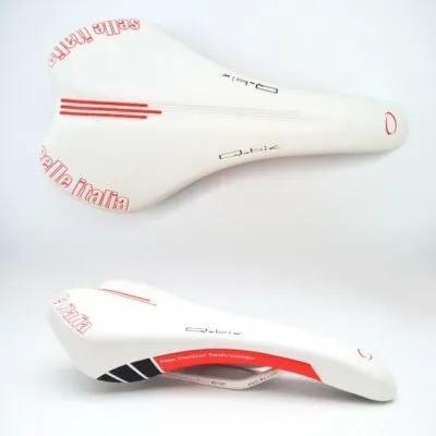 Sa Selle Italia Q-Bik FlexC Fec Alloy white-red-black