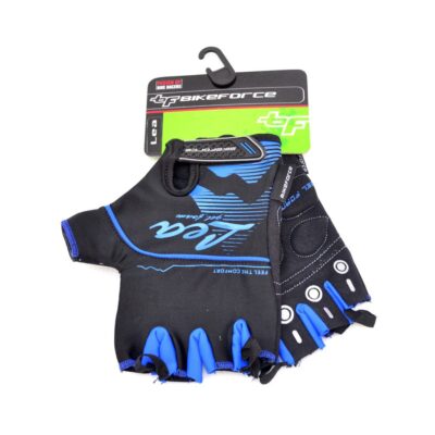 Manusi dama BIKEFORCE Lea negru-albastru S