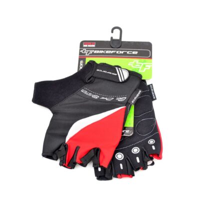 Manusi MTB BIKEFORCE Zoom negru/rosu XL