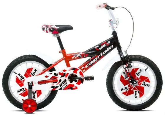 Bicicleta Capriolo Kid black-red-white 16
