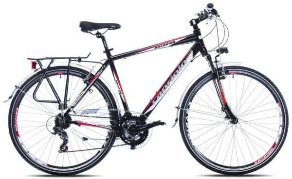 Bicicleta Capriolo Touring Roadster black-red 23
