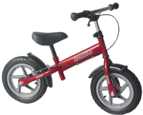 Bicicleta pentru copii fara angrenaj Spartan rosu