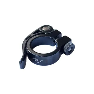 Colier pentru tija de sa cu cheie rapida BikeForce 28.6 mm negru