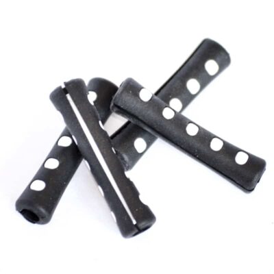Protectie cablu BikeForce negru-alb 20 bucati/set