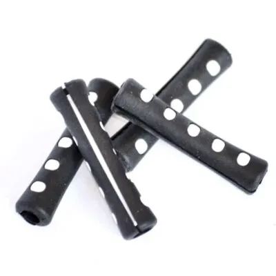 Protectie cablu BikeForce negru-alb 20 bucati/set