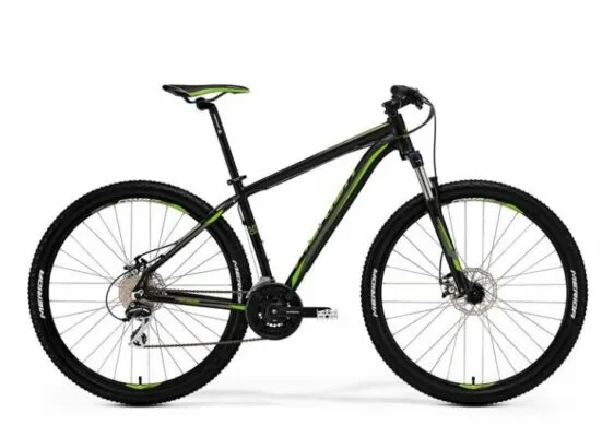 Bicicleta Merida Big Nine 20-MD 17 mat negru-alb-verde 2015