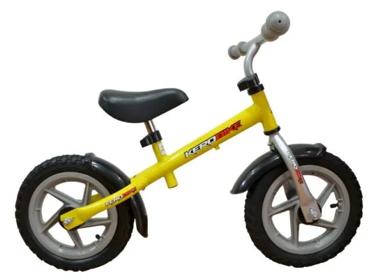 Bicicleta pentru copii fara angrenaj Spartan galben