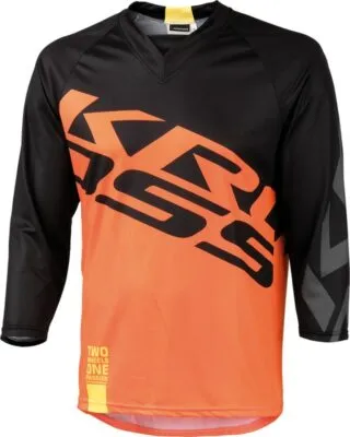 Tricou barbat enduro 3/4 Kross Hyde orange size L