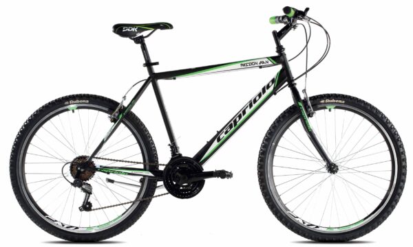 Bicicleta Capriolo Passion Man black-white-green 21