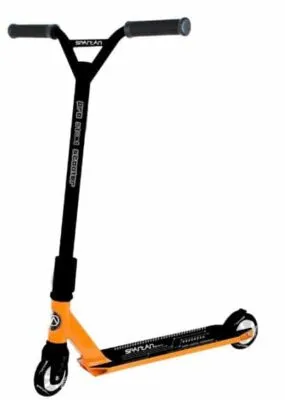 Trotineta Stunt negru portocaliu Spartan