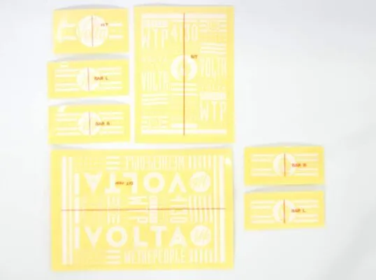 Sticker WTP Volta alb 2013