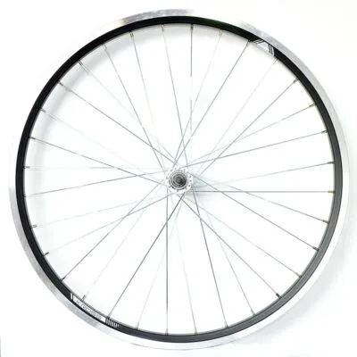 Roata fata Kross V-brake 26 32H ax 10mm cu piulita black janta dubla