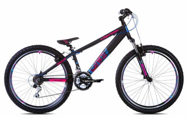Bicicleta Capriolo Fireball 26 black-pink