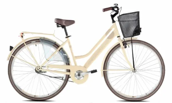 Bicicleta Capriolo Amsterdam Lady 28 cream-steel 18.5