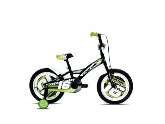 Bicicleta Capriolo Mustang black-green 16