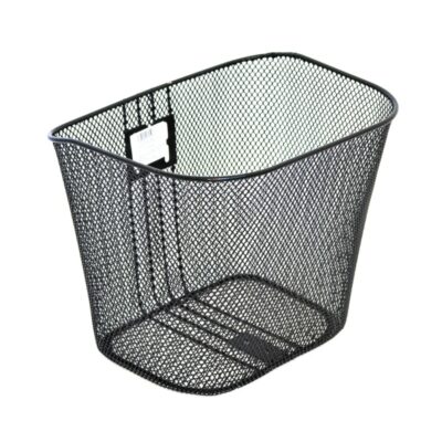 Cos fata Clip-on metal negru 35x25x26.5cm prindere ghidon