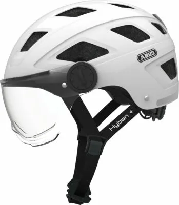 Casca de protectie Hyban Clear Visor Cream white M Abus