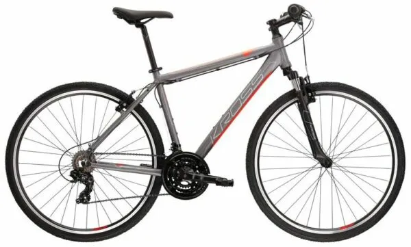 Kross Evado 1.0 28 L grafit rosu mat