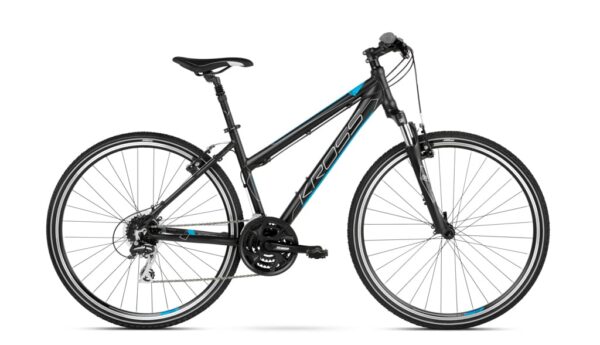 Bicicleta Kross Evado 3.0 28 DL black-blue-mate