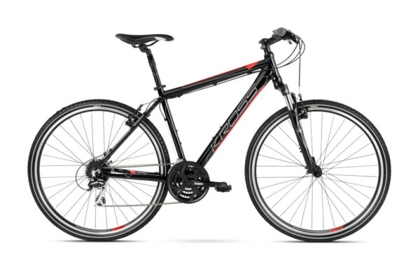Bicicleta Kross Evado 3.0 28 L black-red-glossy