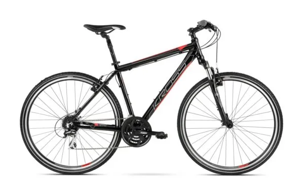 Bicicleta Kross Evado 3.0 28 L black-red-glossy