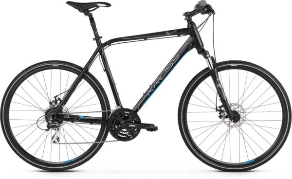 Bicicleta Kross Evado 4.0 28 M black-blue-mate