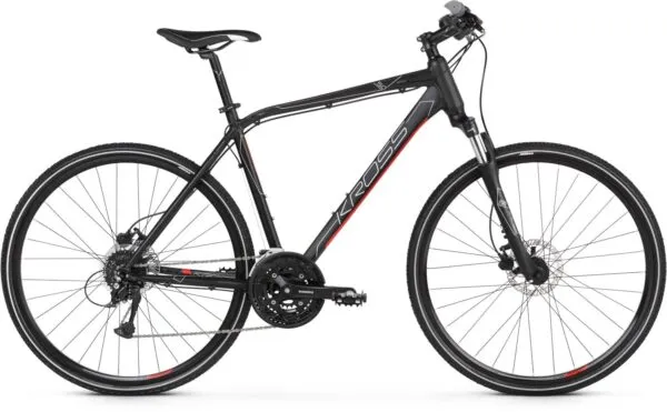 Bicicleta Kross Evado 5.0 28 L black-red-mate