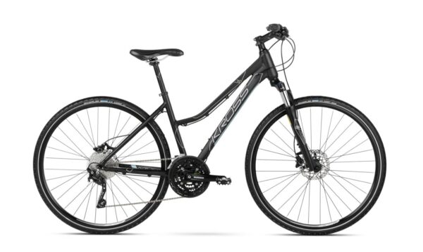Bicicleta Kross Evado 7.0 28 DL black-steel-mate