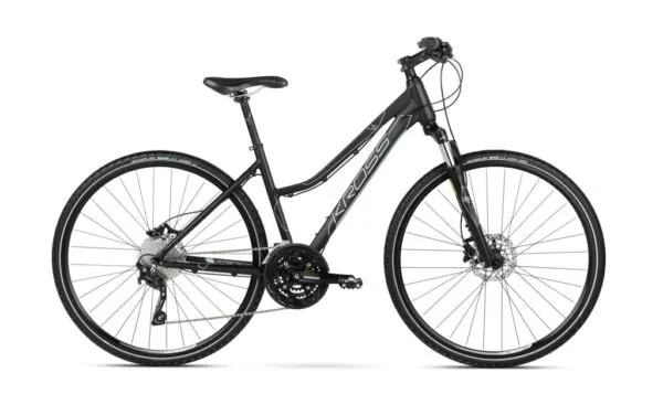 Bicicleta Kross Evado 7.0 28 DL black-steel-mate