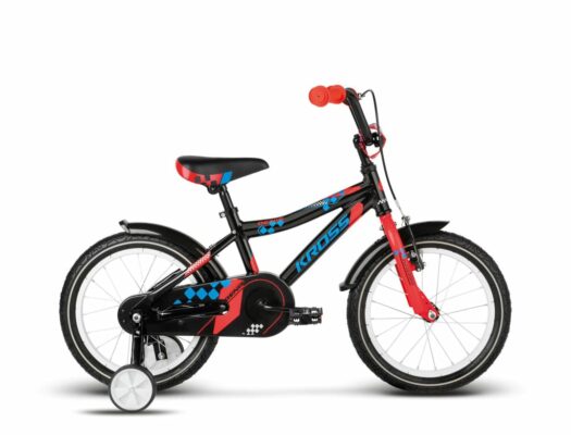 Bicicleta Kross DENIS 16 black blue red glossy