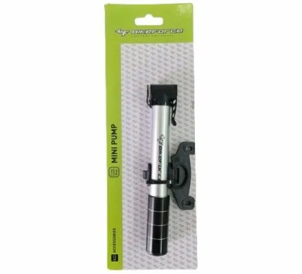 Pompa mini Bikeforce aluminiu 80 PSI SV/FV/DV BM-03