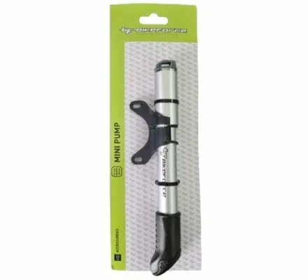 Pompa mini Bikeforce cu furtun aluminiu 80 PSI SV/FV/DV BM-09