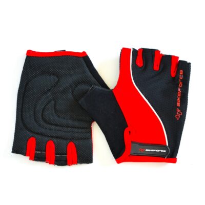 Manusi BIKEFORCE Slipy red-black XL