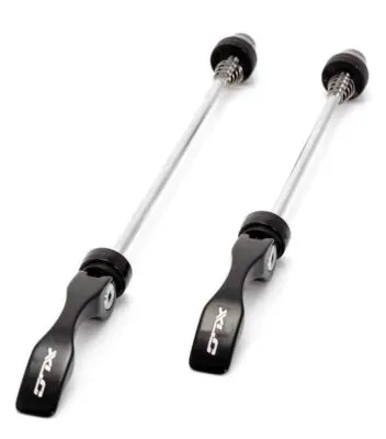 Ax tubular XLC Quick Release-Set QR-L02 aluminiu/Cr-Mo black, fata/spate