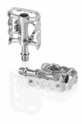Pedale XLC SPD PD-S20 double side silver