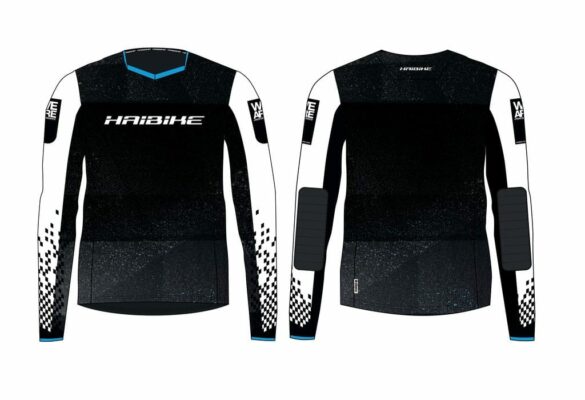 Tricou Haibike Freeride maneca lunga size L black/white made by Maloja