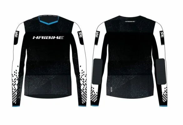 Tricou Haibike Freeride maneca lunga size L black/white made by Maloja