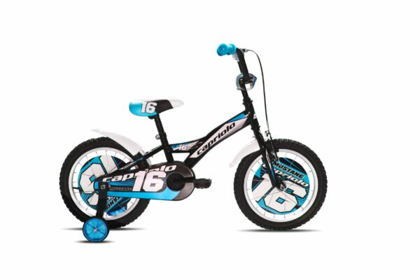 Bicicleta Capriolo Mustang black-blue 16