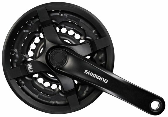 Angrenaj Shimano Tourney FC-TY 501 42x34x24T 170mm 6-7-8 viteze negru EFCTY501C244CLB